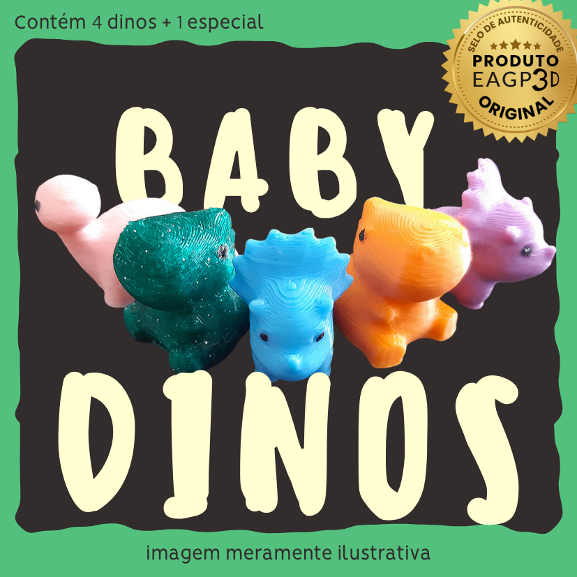 Dinossauros bebês - coleção 1