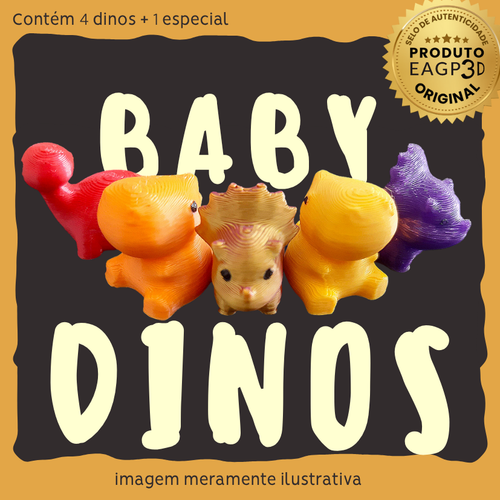 Dinossauros bebês - coleção 2