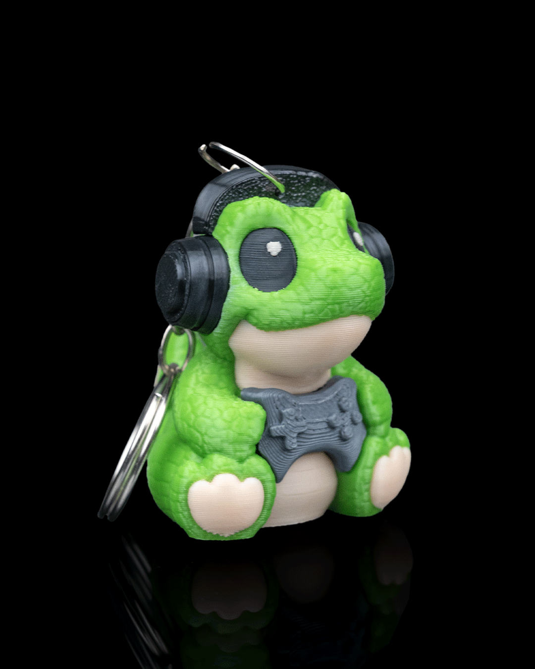 Chaveiro Baby Dinossauro Gamer