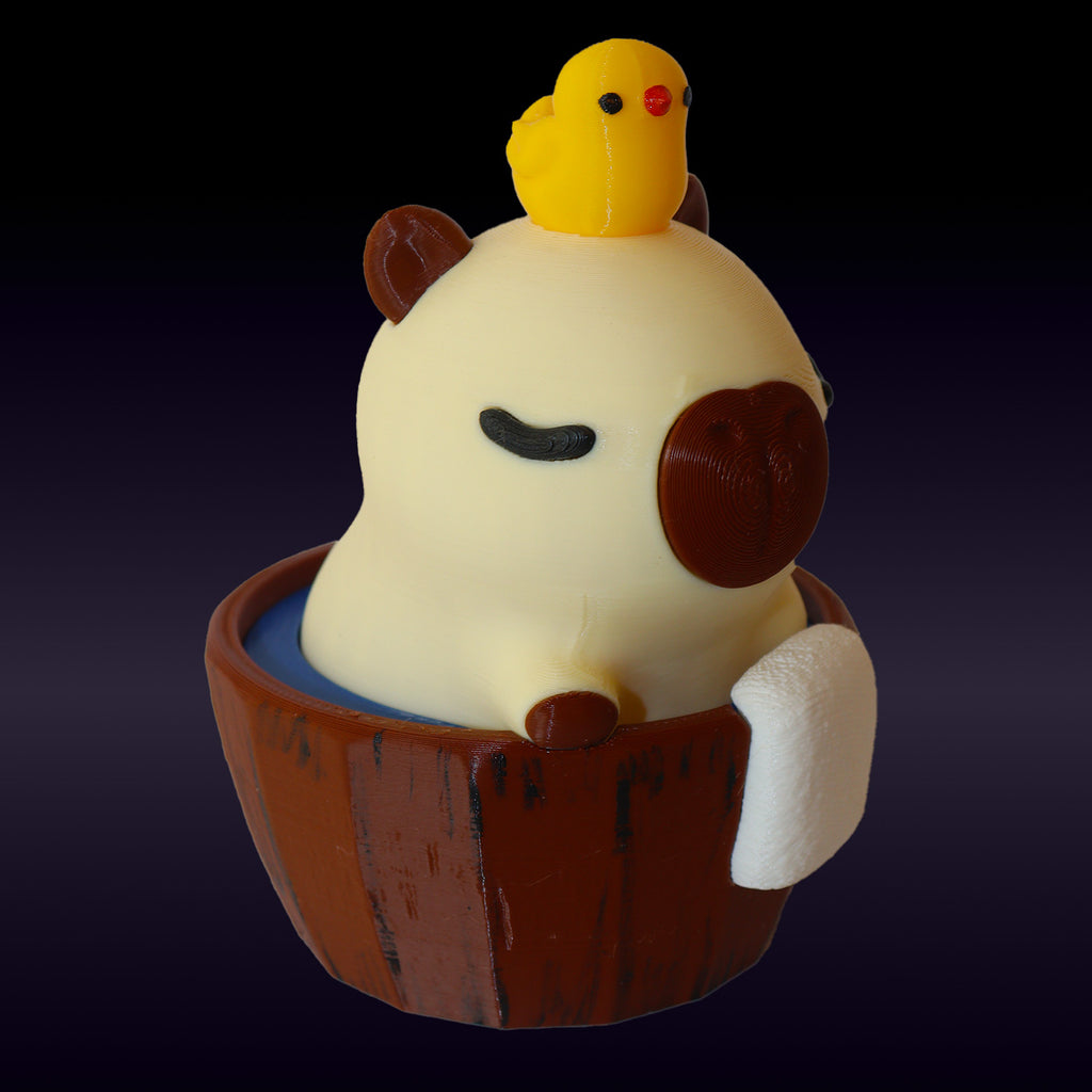 Capivara na banheira