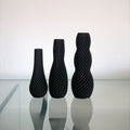 Conjunto de vasos espirais