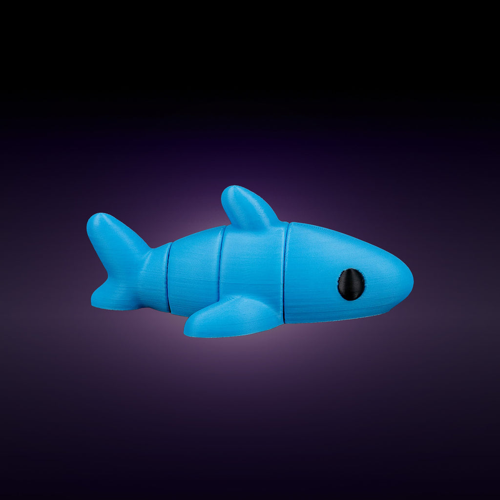 Bichinhos articulados sensoriais Fofitz 6cm - Kit duplo - tubarão e peixe-palhaço
