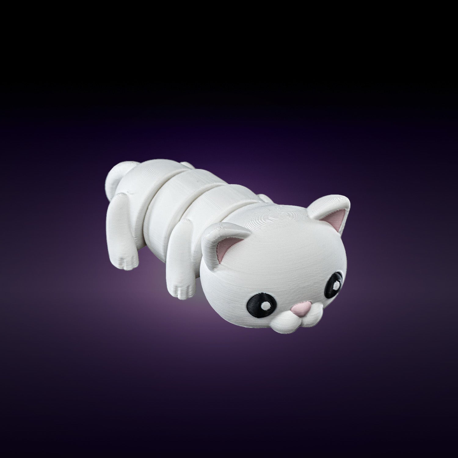 Bichinhos articulados sensoriais Fofitz 6cm - Kit duplo - hamster e gatinho