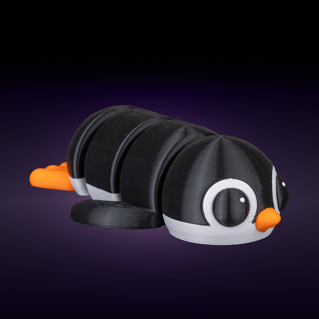 Bichinhos articulados sensoriais Fofitz 6cm - Kit duplo - pinguim e leão-marinho