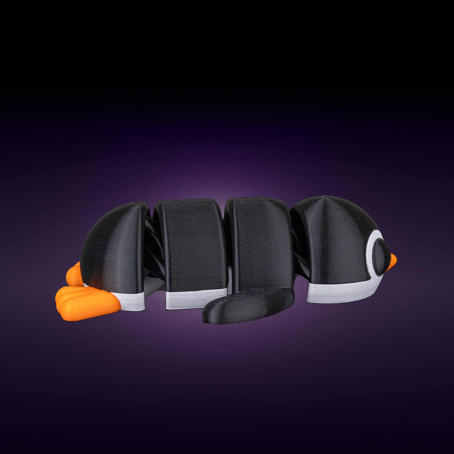 Bichinhos articulados sensoriais Fofitz 6cm - Kit duplo - pinguim e leão-marinho