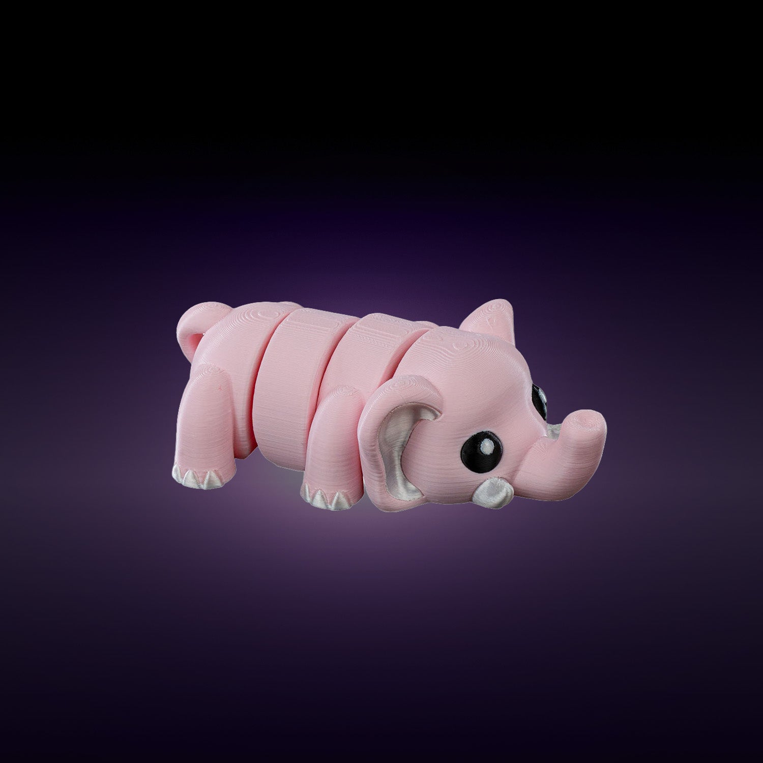 Bichinhos articulados sensoriais Fofitz 6cm - Kit duplo - elefante e preguiça