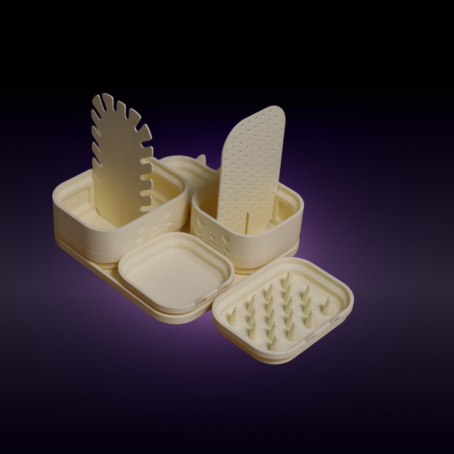 Kit completo de organizadores de joias modular