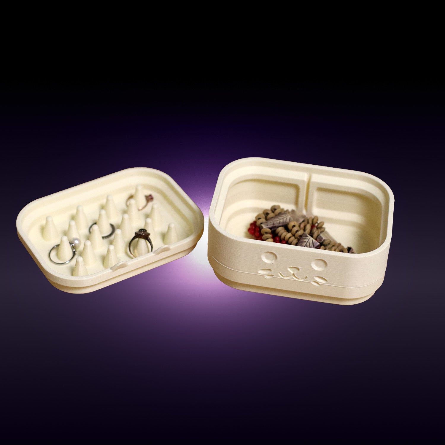 Kit básico de organizadores de joias modular