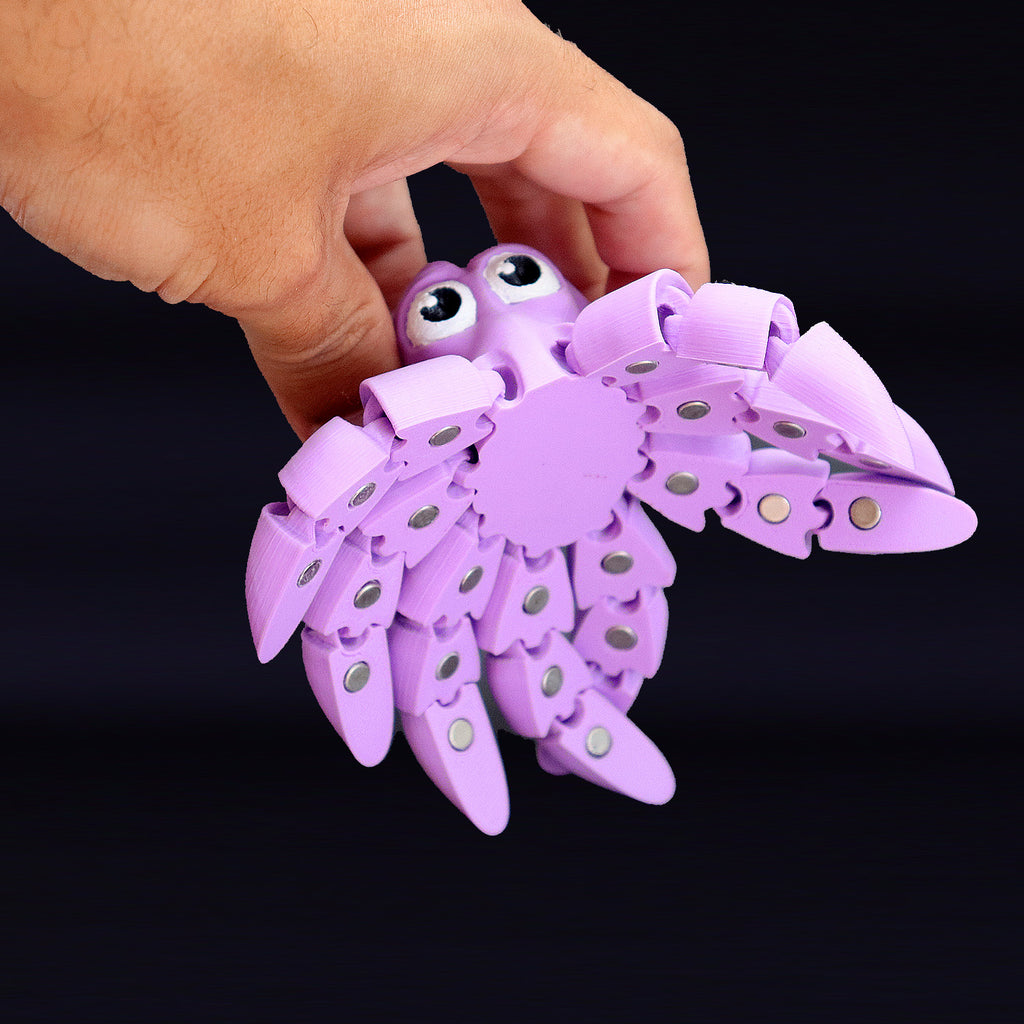 Polvo articulado com imã