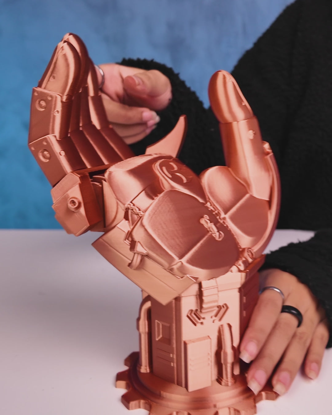 Garra mecânica porta joystick