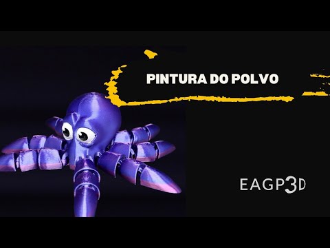 Polvo articulado com imã