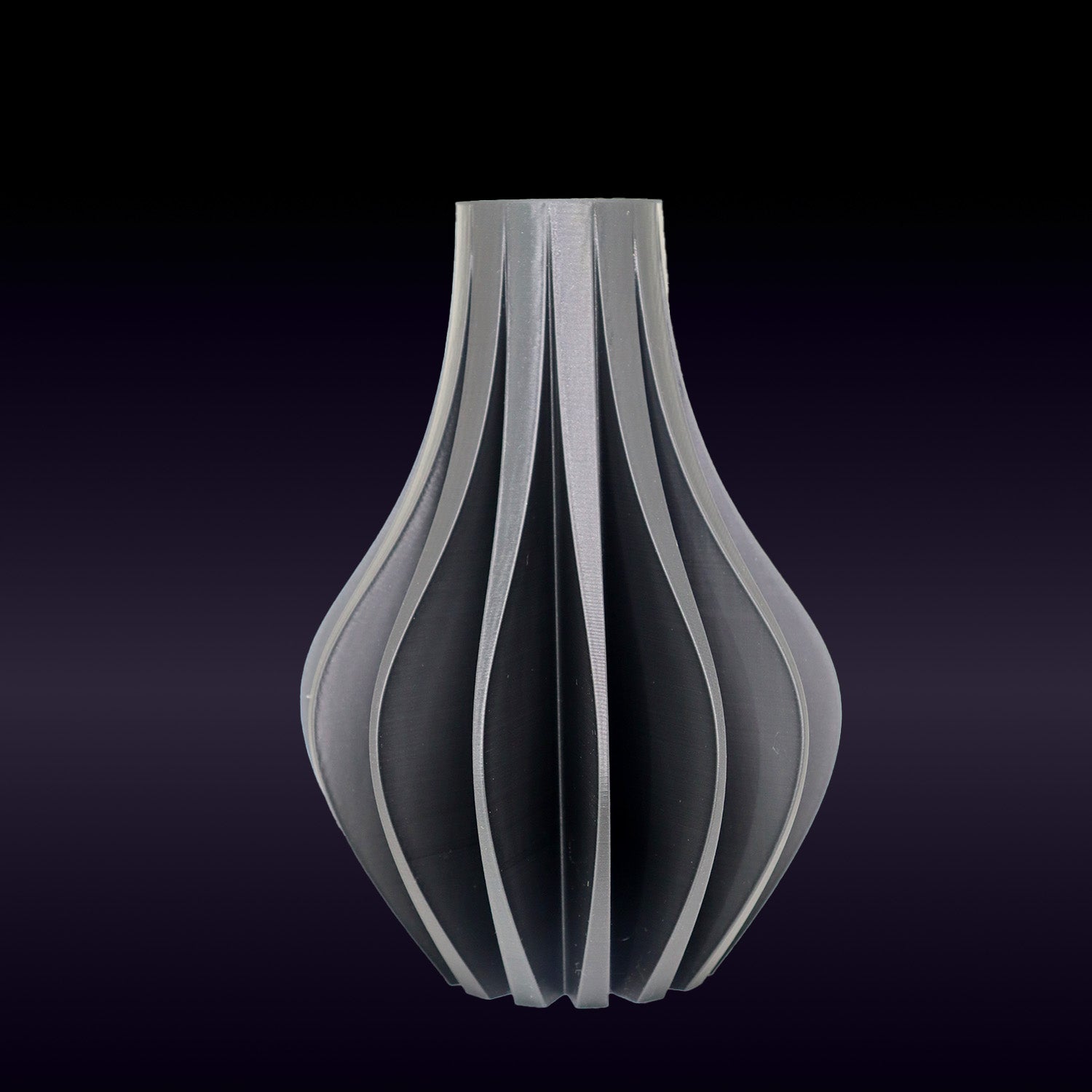 Vaso preto moderno para decoração