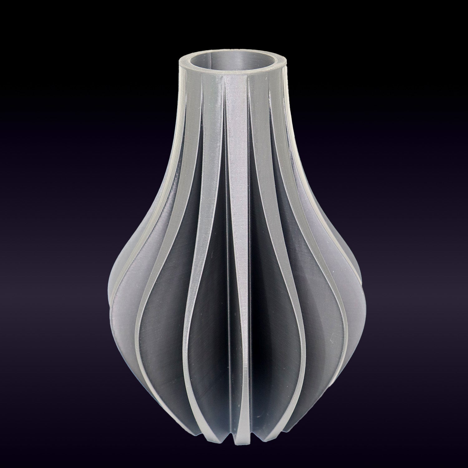 Vaso preto moderno para decoração